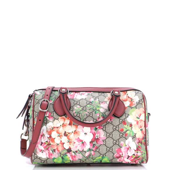 Gucci Convertible Boston Bag Blooms #150803G87 - Picture 1 of 9